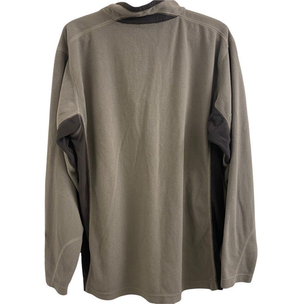 Columbia Pullover Mens L Gray 1/4 Zip Fleece Colorblock Lightweight Activewear - Picture 2 of 7